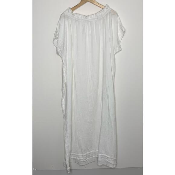 Mikoh Mirakami Cover Up Kaftan Bone White Womens New 2 or US Medium - Picture 4 of 16